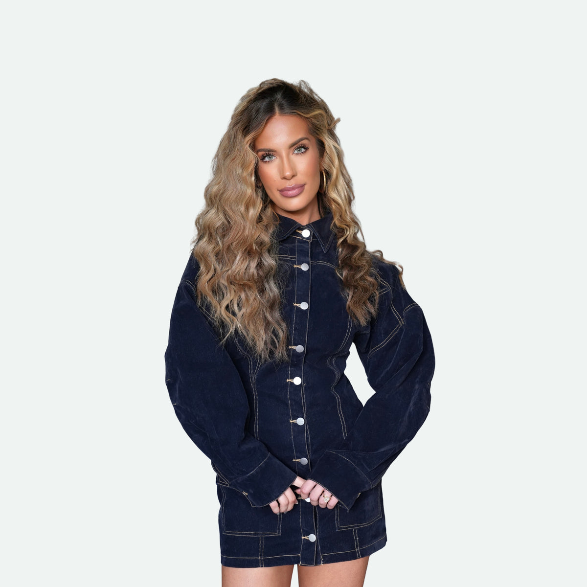 MIDNIGHT RODEO DARK DENIM DRESS