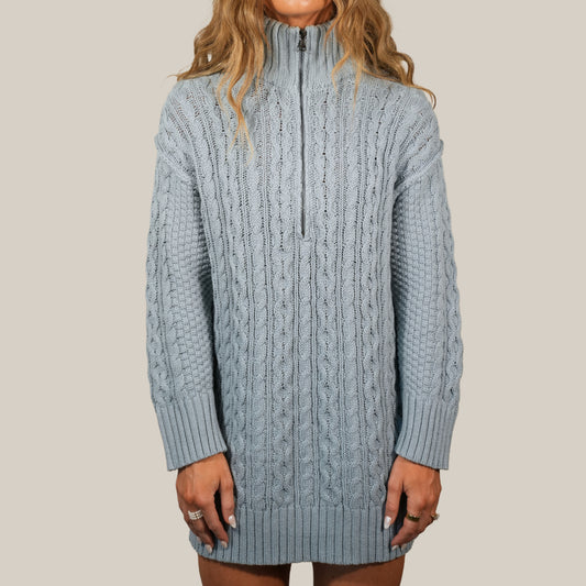 the “edge of seventeen” sweater dress
