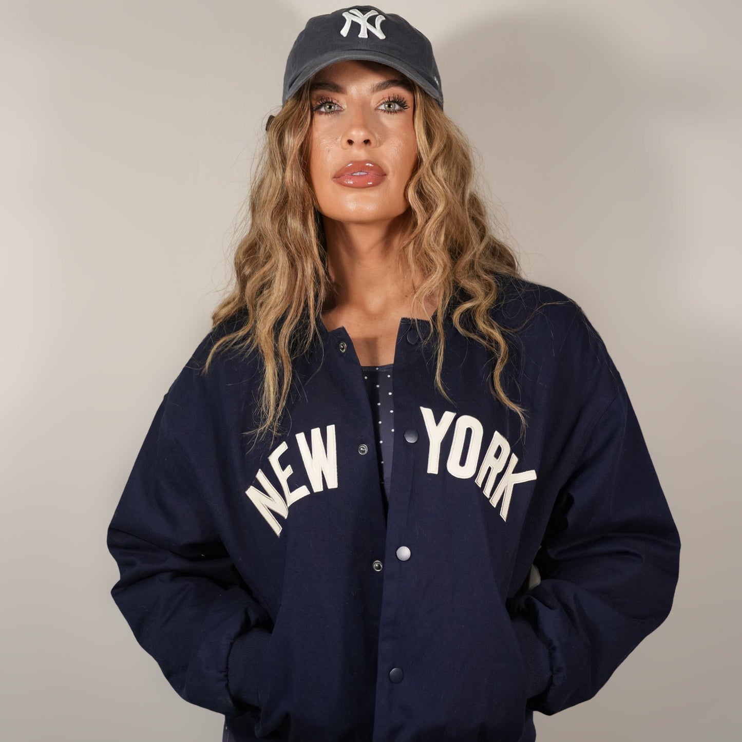 the "after the ninth" varsity bomber jacket