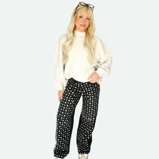 the silver bullet studded jean