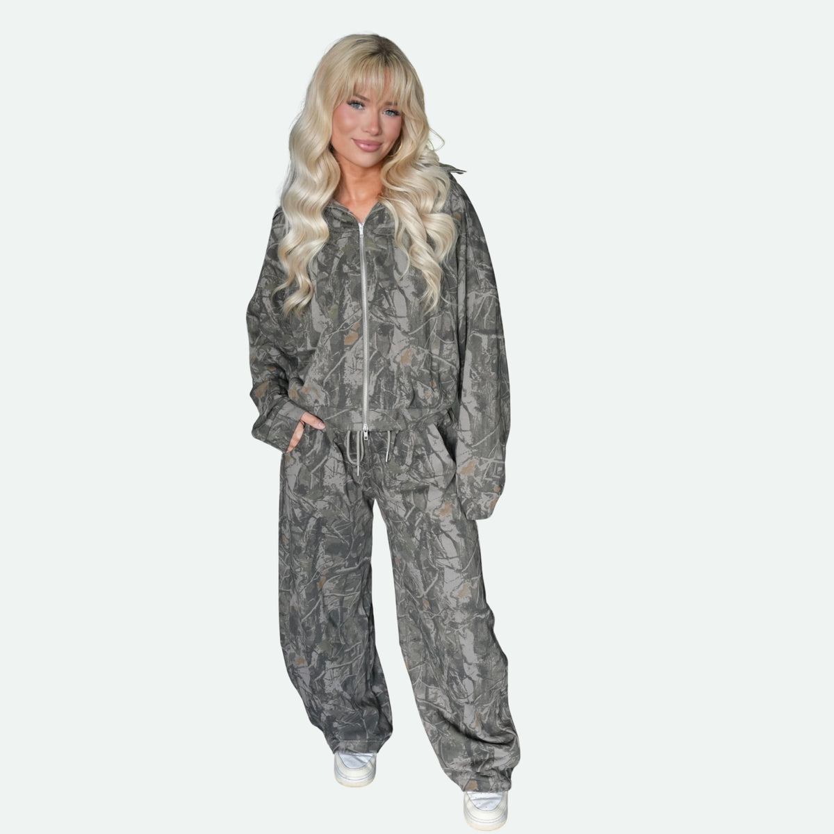 GUNPOWDER & LEAD CAMO ZIP-UP JACKET