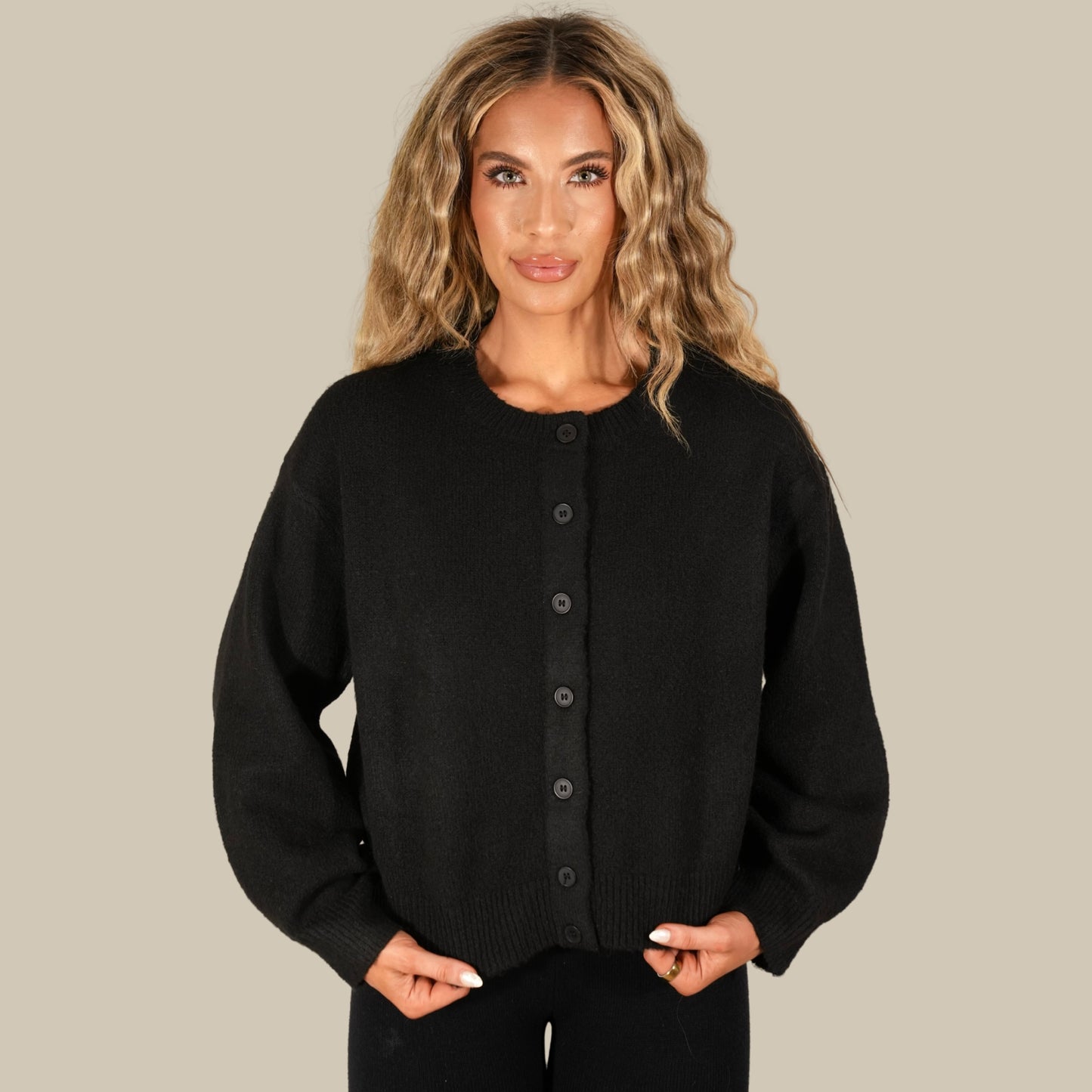 the "private equity" knit cardigan