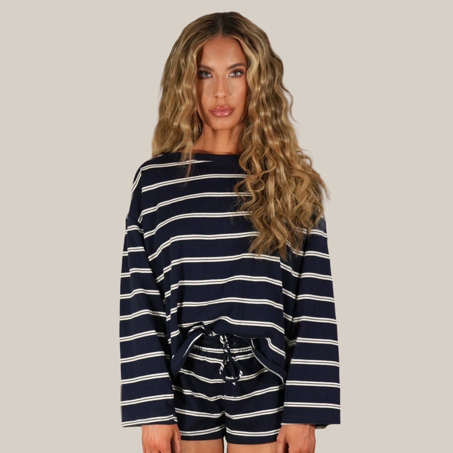 the "low tide" striped knit short