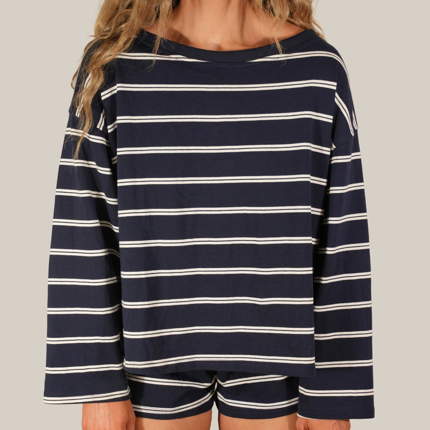 the "low tide" striped pullover