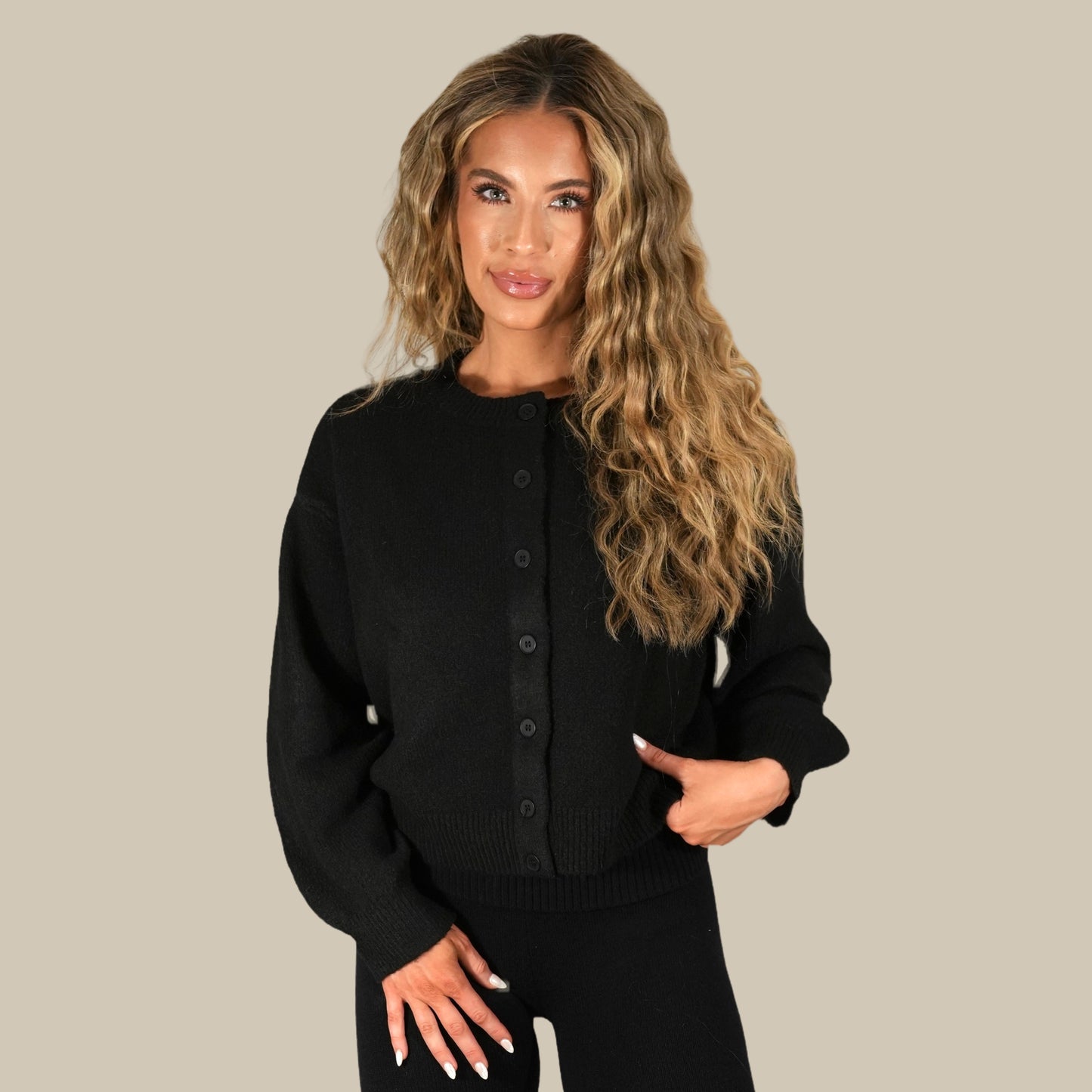 the "private equity" knit cardigan