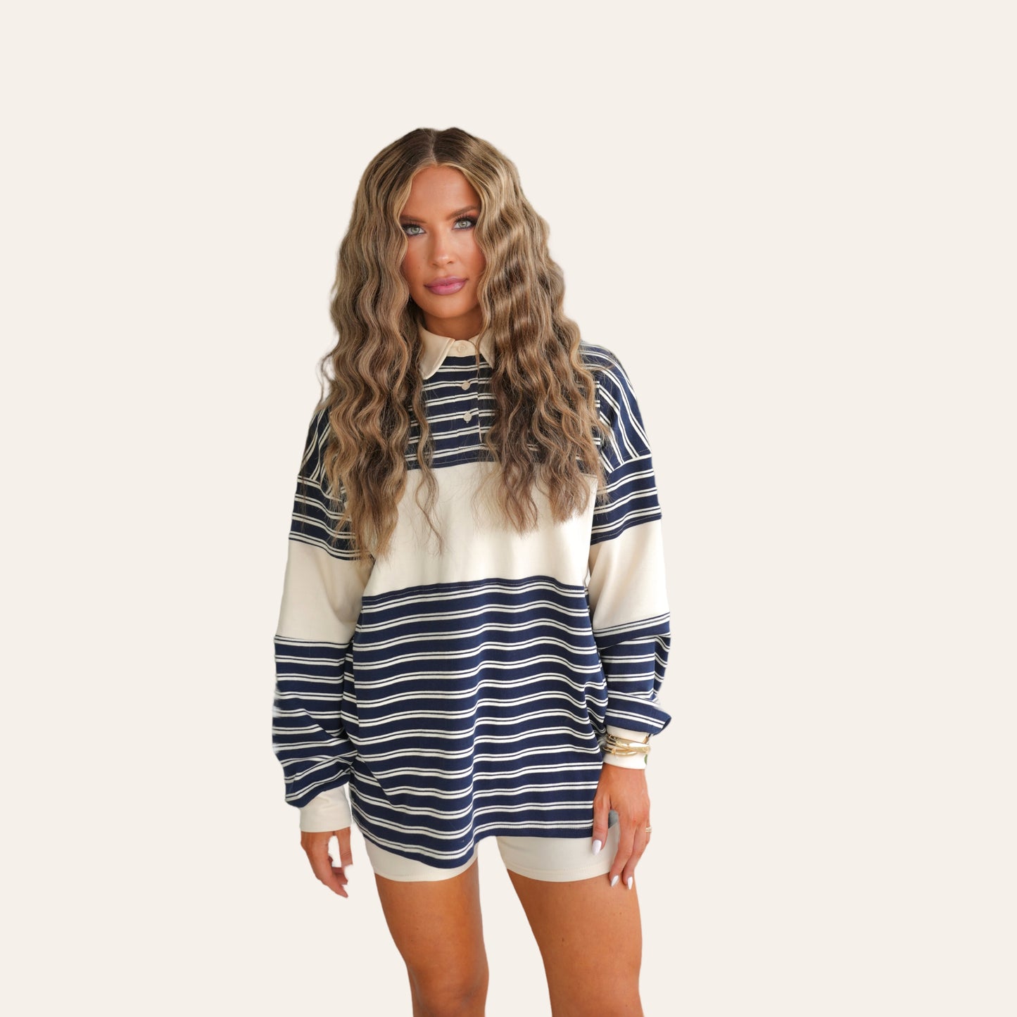 prep rally biker shorts set