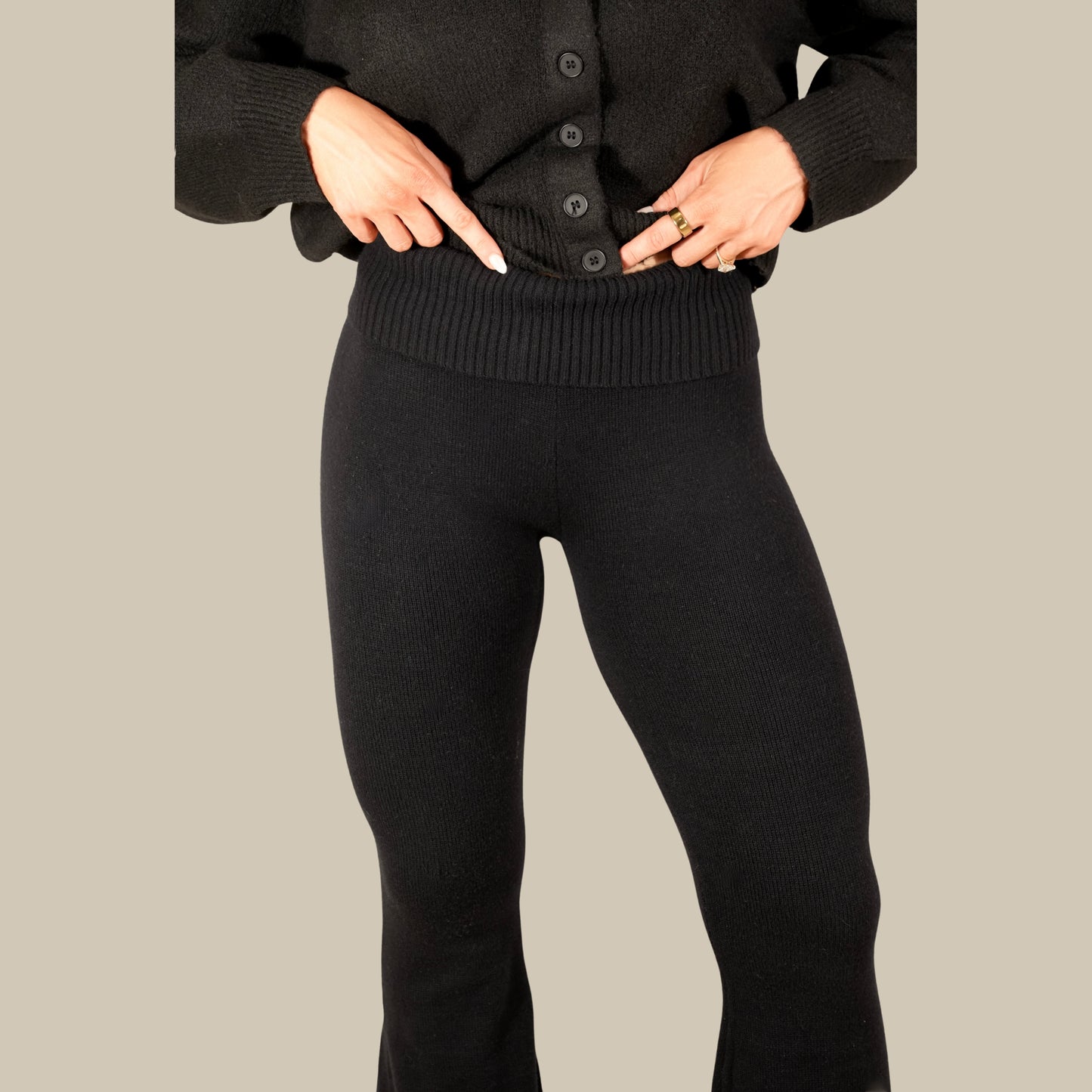 the "private equity" knit flare pant