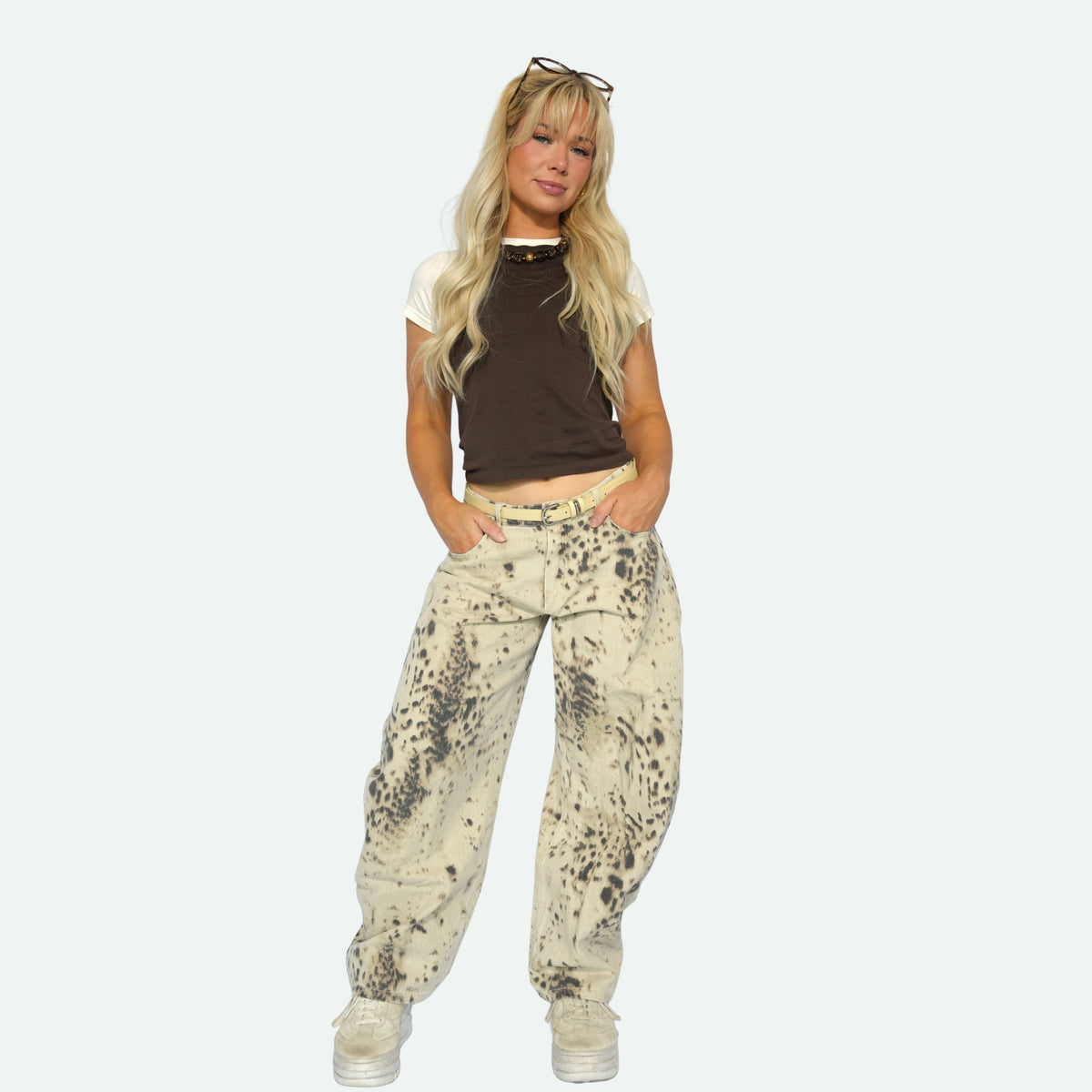 hunting wife barrel jean
