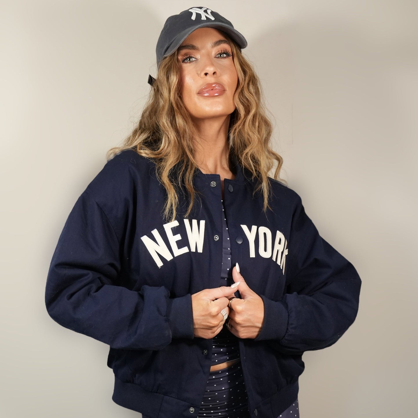 the "after the ninth" varsity bomber jacket